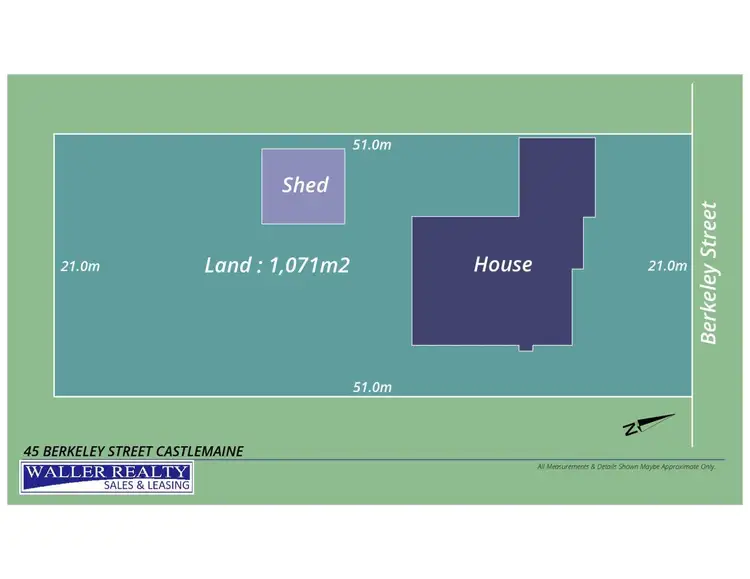 Floorplan of Homely house listing, 45 Berkeley Street, Castlemaine VIC 3450