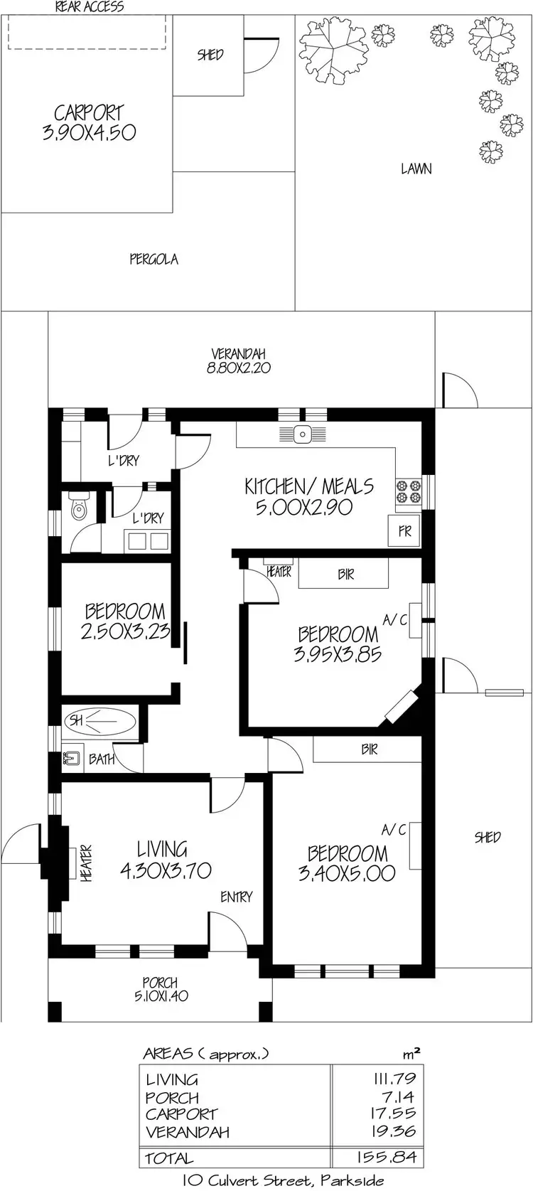 Floorplan of Homely house listing, 10 Culvert Street, Parkside SA 5063