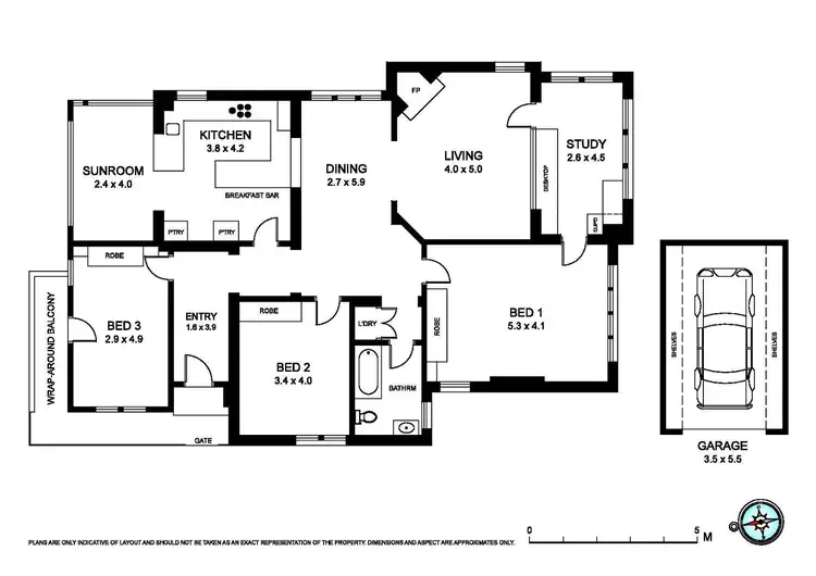 Floorplan of Homely semi-detached listing, 2/72 Raglan Street, Manly NSW 2095