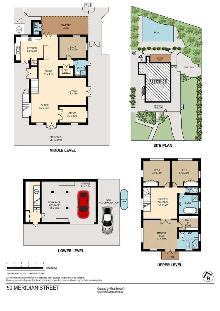 Floorplan of Homely house listing, 50 Meridian Street, Coorparoo QLD 4151