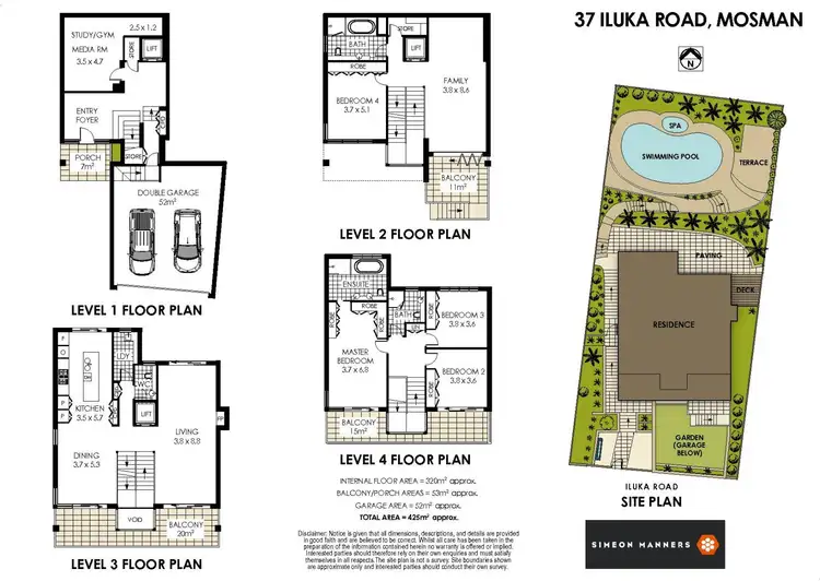 Floorplan of Homely house listing, 37 Iluka Road, Mosman NSW 2088