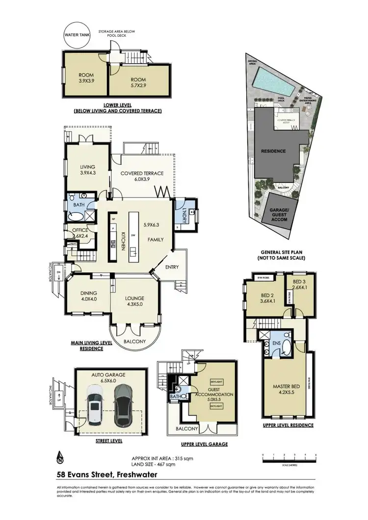 Floorplan of Homely house listing, 58 Evans Street, Freshwater NSW 2096