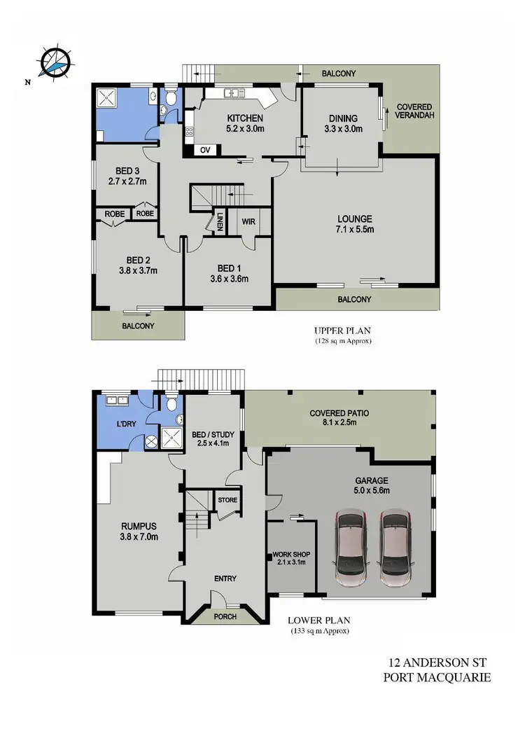 Floorplan of Homely house listing, 12 Anderson Street, Port Macquarie NSW 2444