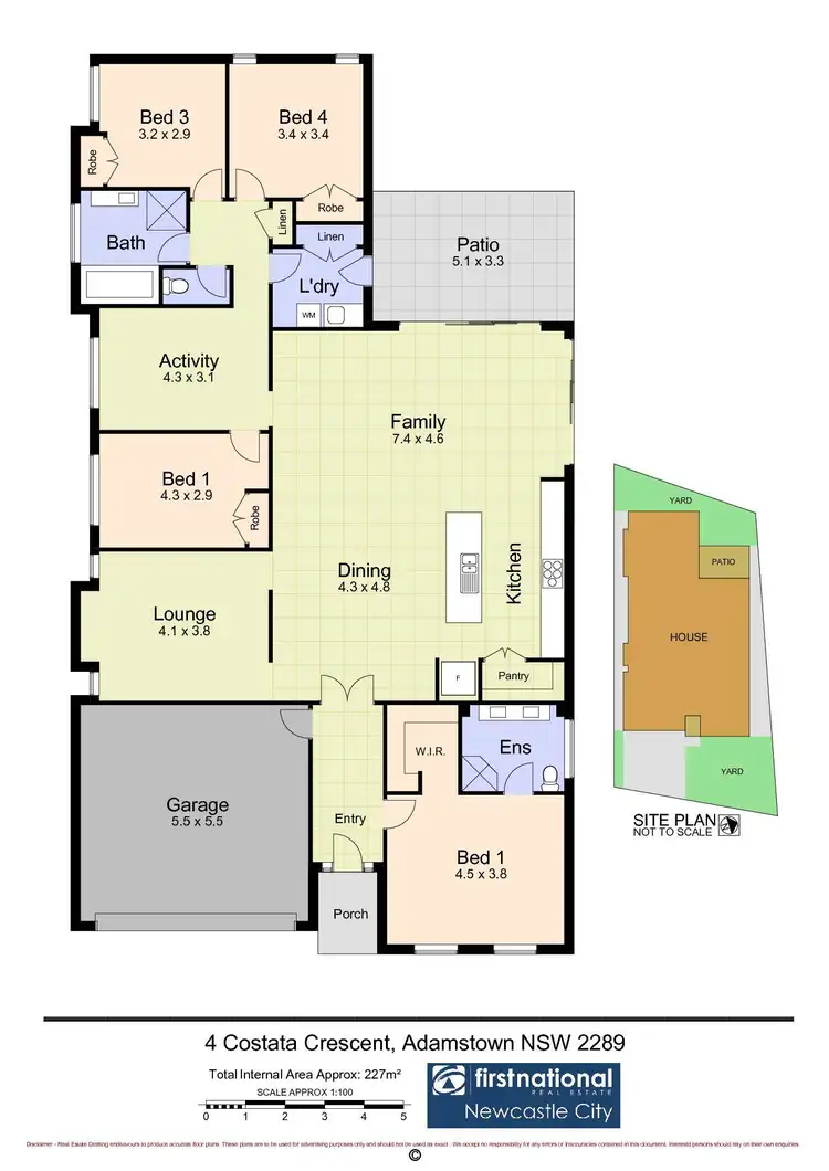 Floorplan of Homely house listing, 4 Costata Crescent, Adamstown NSW 2289
