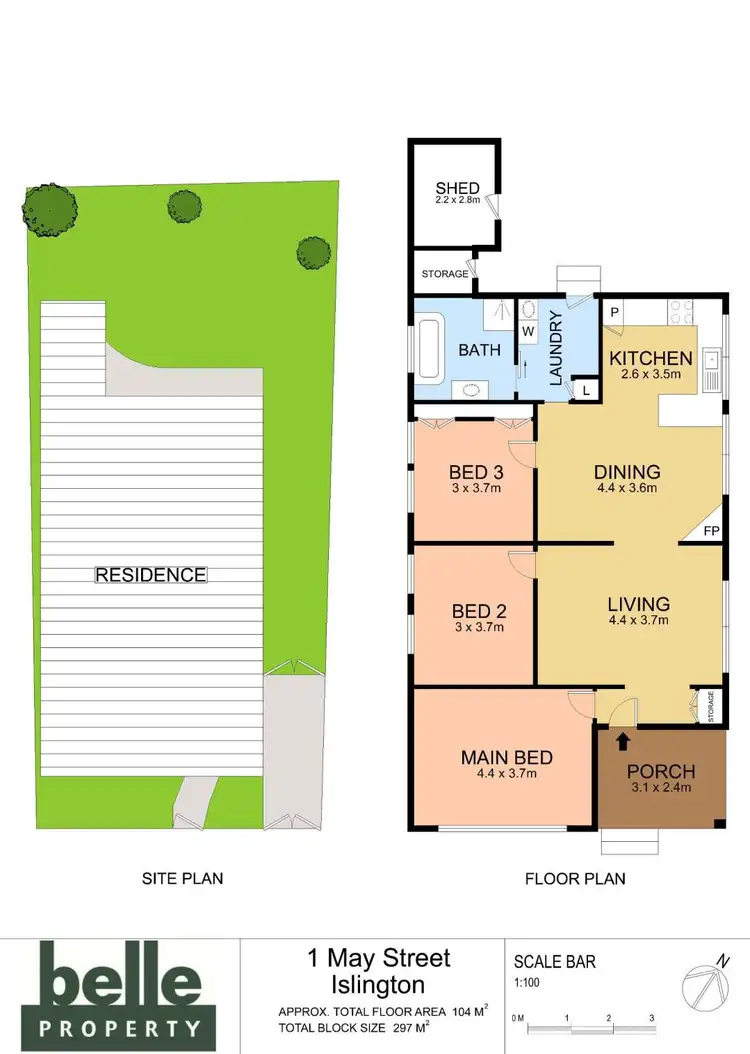 Floorplan of Homely house listing, 1 May Street, Islington NSW 2296