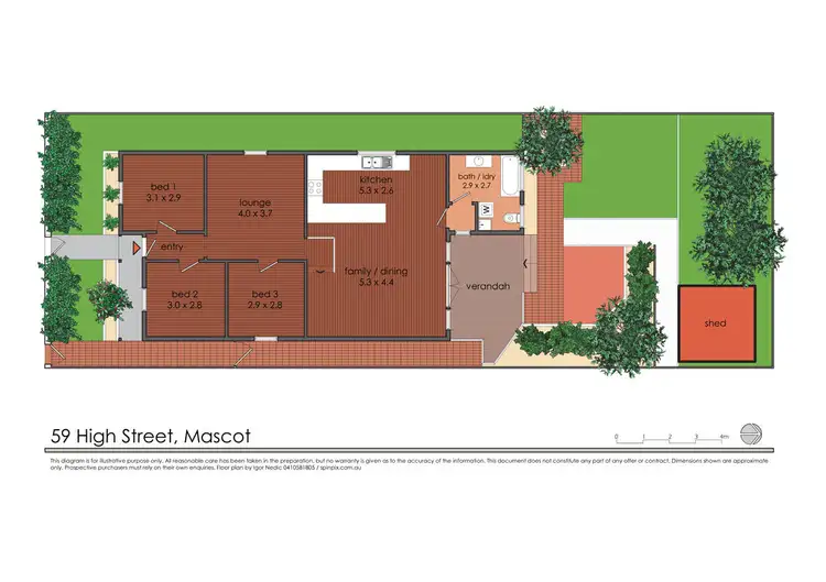 Floorplan of Homely house listing, 59 High Street, Mascot NSW 2020