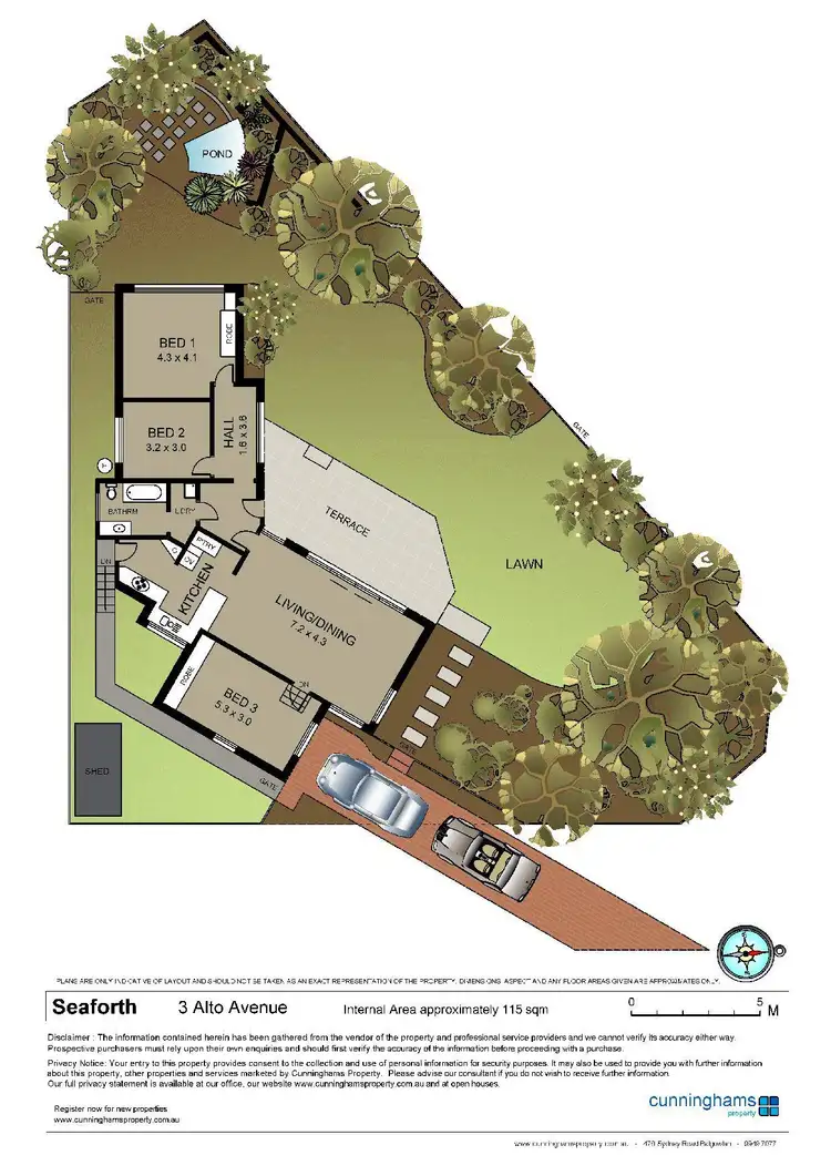 Floorplan of Homely house listing, 3 Alto Avenue, Seaforth NSW 2092