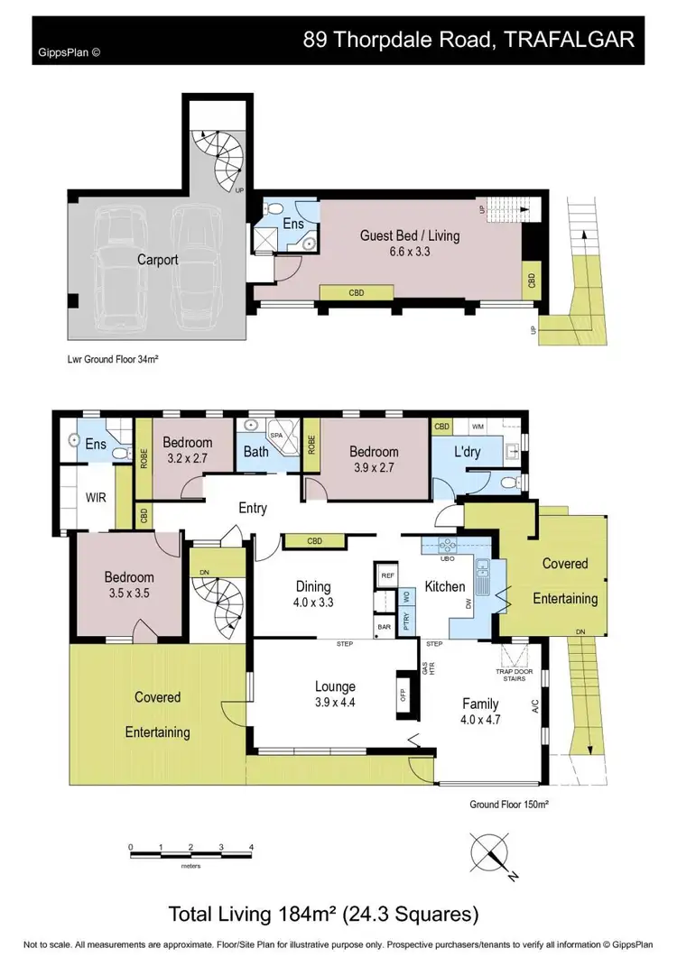 Floorplan of Homely house listing, 89 Thorpdale Road, Trafalgar VIC 3824
