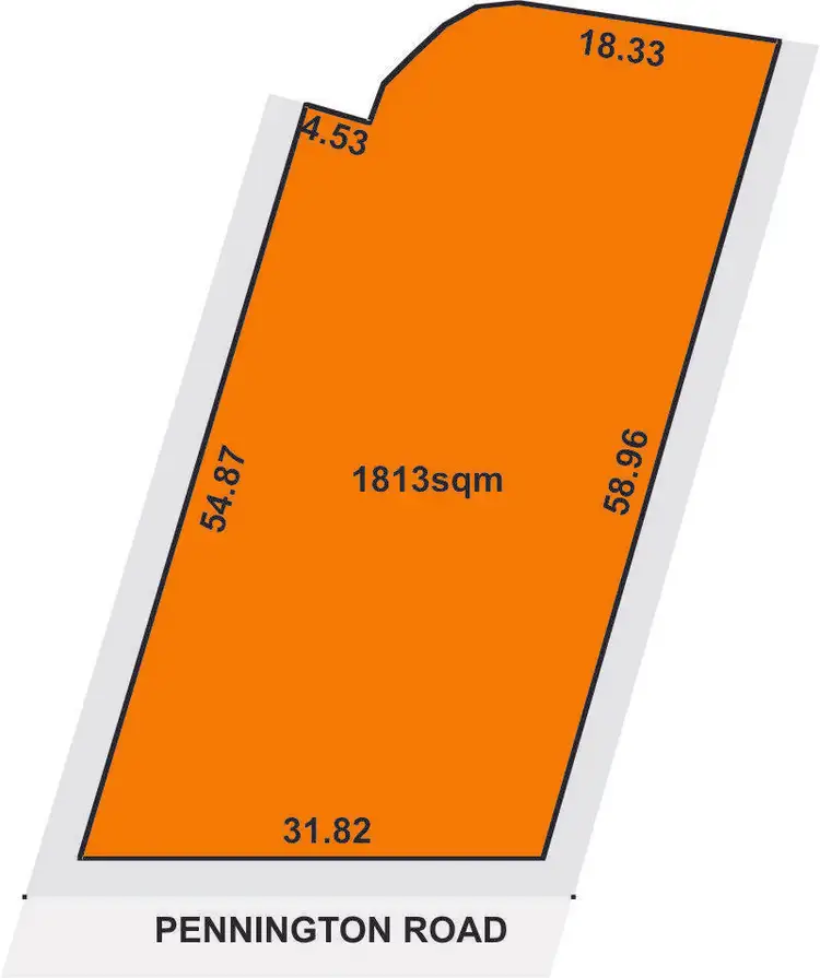 Floorplan of Homely land listing, LOT 101 Pennington Road, Island Beach SA 5222