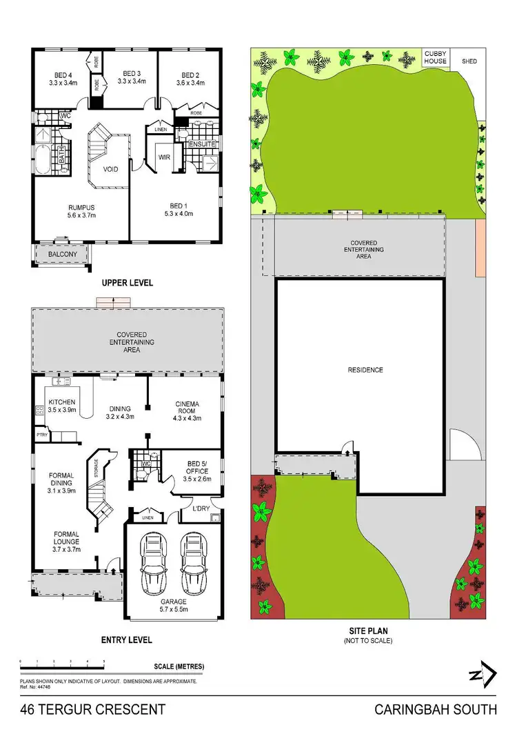 Floorplan of Homely house listing, 46 Tergur Crescent, Caringbah NSW 2229