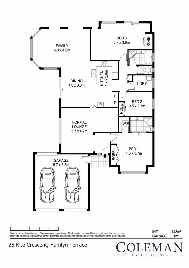 Floorplan of Homely house listing, 25 Kite Crescent, Hamlyn Terrace NSW 2259