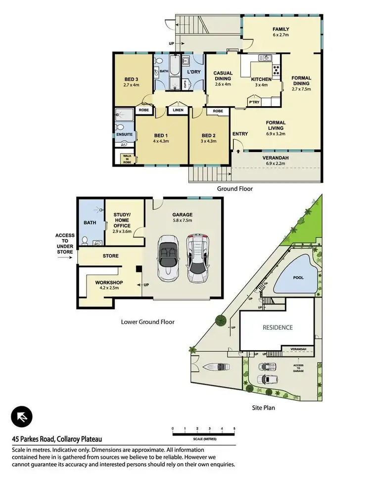 Floorplan of Homely house listing, 45 Parkes Road, Collaroy Plateau NSW 2097