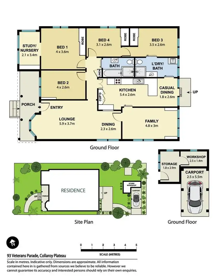 Floorplan of Homely house listing, 93 Veterans Parade, Collaroy Plateau NSW 2097