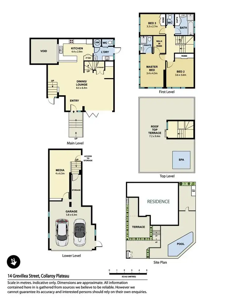 Floorplan of Homely house listing, 14 Grevillea Street, Collaroy Plateau NSW 2097