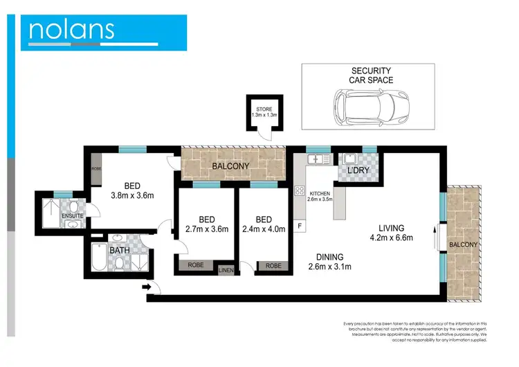 Floorplan of Homely apartment listing, 7/77-79 Ocean Parade, Coffs Harbour NSW 2450