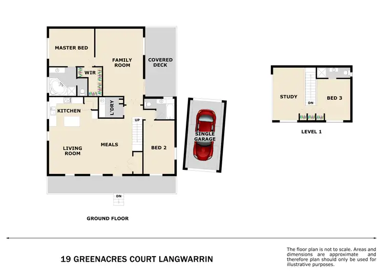 Floorplan of Homely house listing, 19 Green Acres Court, Langwarrin VIC 3910
