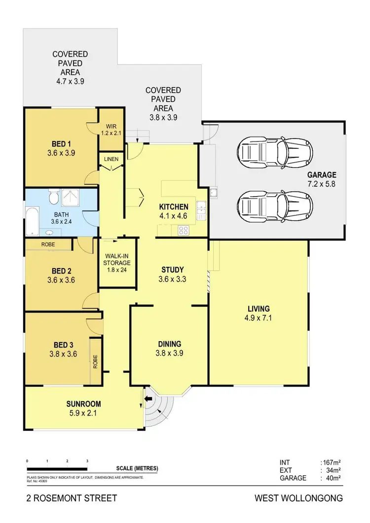 Floorplan of Homely house listing, 2 Rosemont Street, West Wollongong NSW 2500