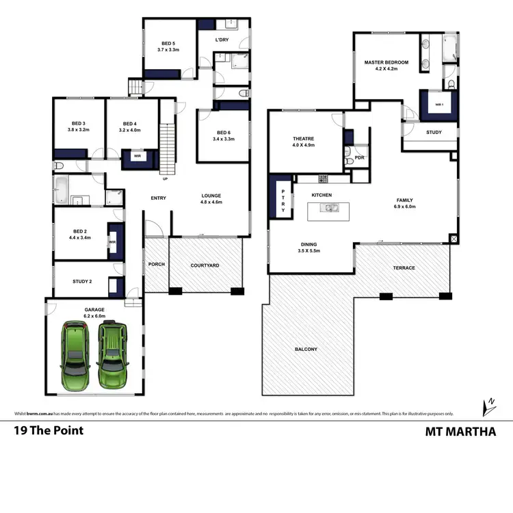 Floorplan of Homely house listing, 19 The Point, Mount Martha VIC 3934
