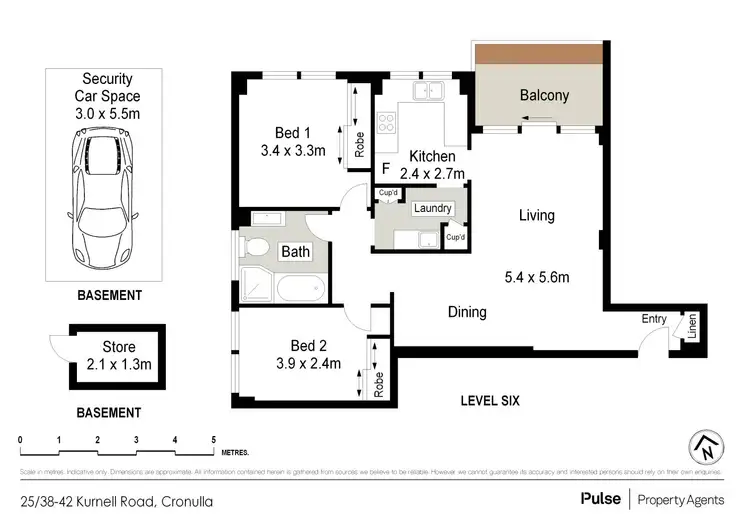 Floorplan of Homely apartment listing, 25/38-42 Kurnell Road, Cronulla NSW 2230