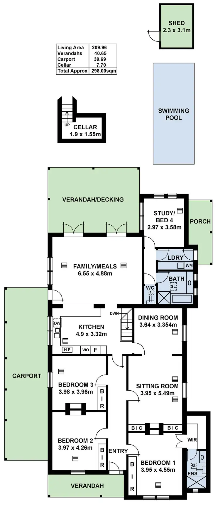 Floorplan of Homely house listing, 5 Ford Street, Maylands SA 5069