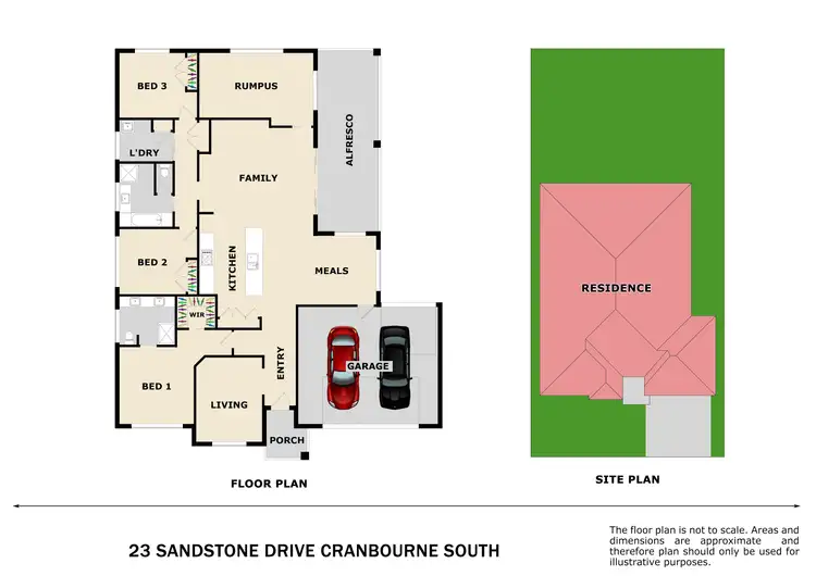 Floorplan of Homely house listing, 23 Sandstone Drive, Botanic Ridge VIC 3977