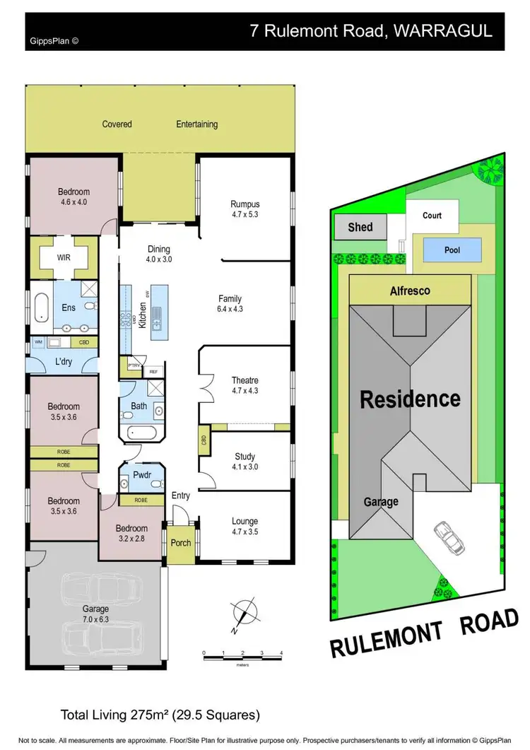 Floorplan of Homely house listing, 7 Rulemount Road, Warragul VIC 3820