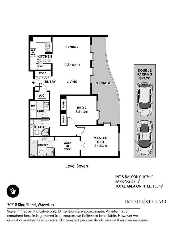 Floorplan of Homely apartment listing, 7C/18 King Street, Waverton NSW 2060