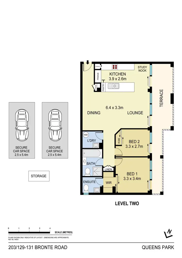 Floorplan of Homely apartment listing, 203/129-131 Bronte Road, Queens Park NSW 2022