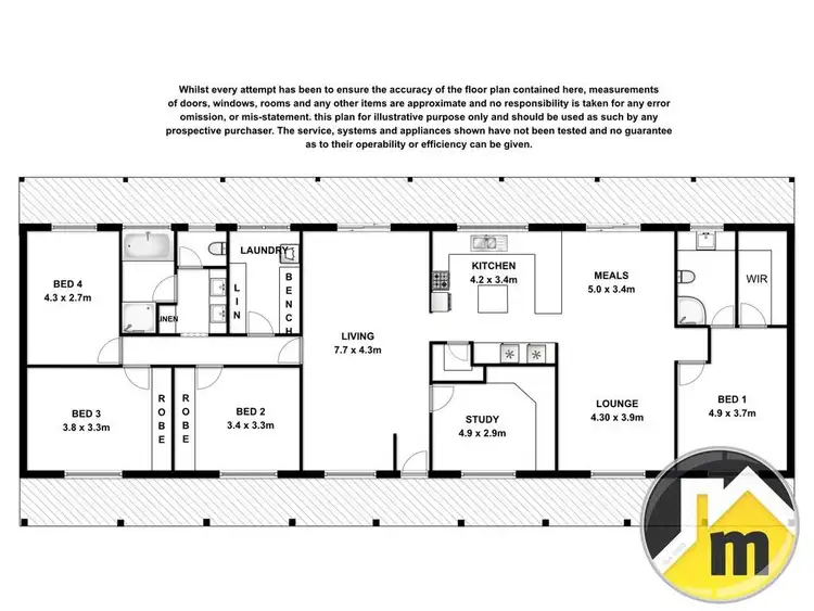Floorplan of Homely rural property listing, 15 Talbot Road, Moorak SA 5291