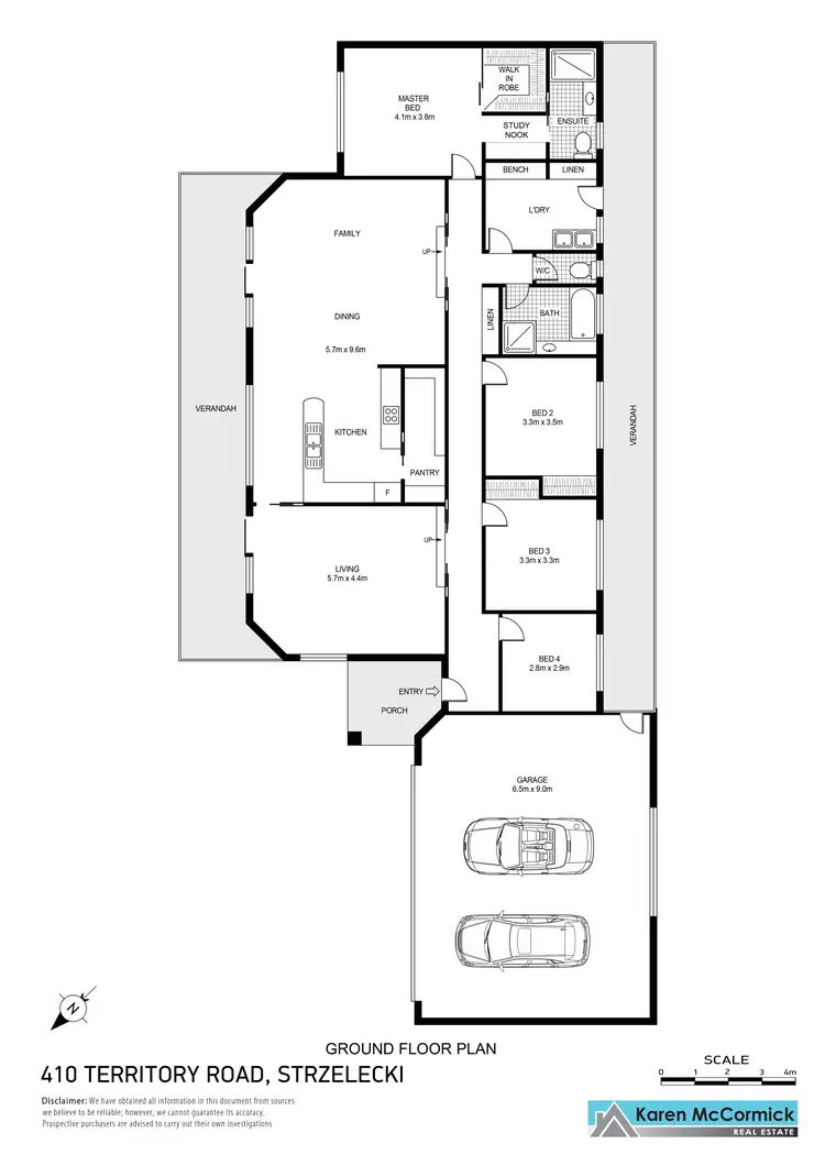 Floorplan of Homely house listing, 410 Territory Road, Strzelecki VIC 3950