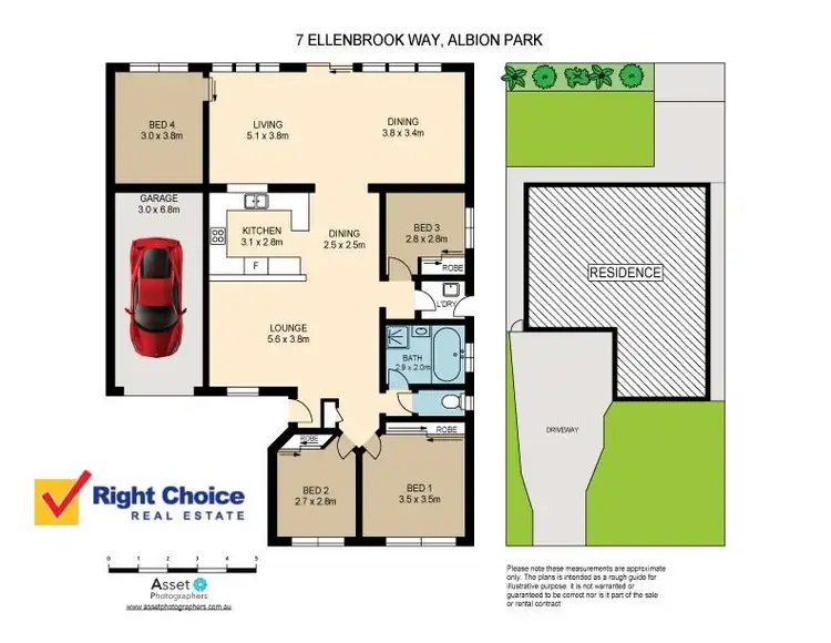 Floorplan of Homely house listing, 7 Ellenbrook Way, Albion Park NSW 2527