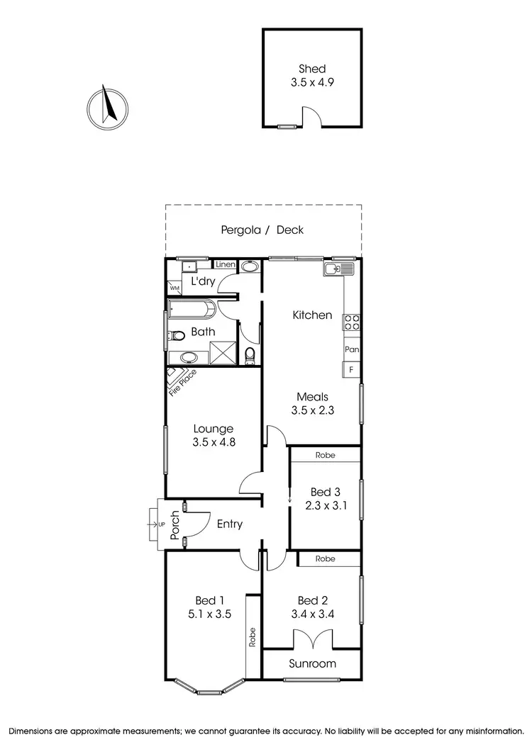 Floorplan of Homely house listing, 254 Gower Street, Preston VIC 3072
