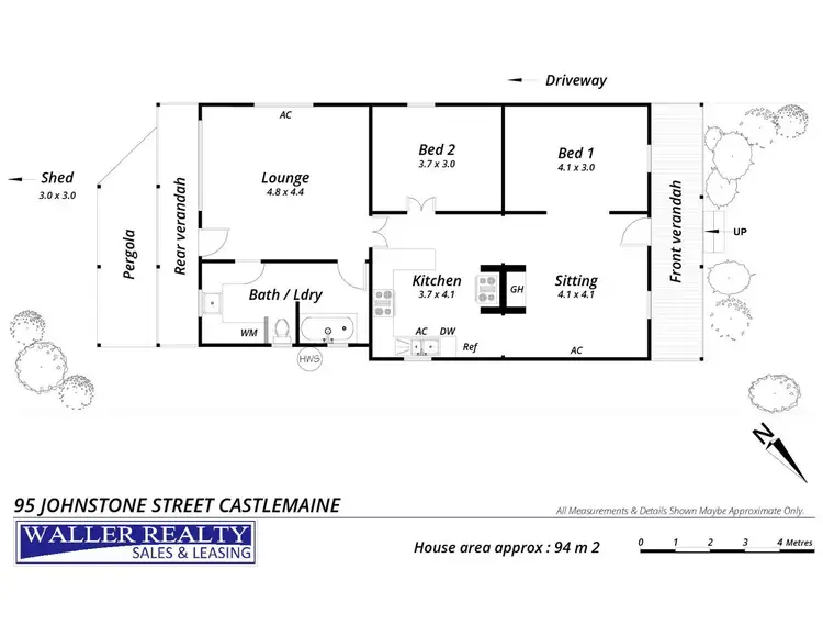 Floorplan of Homely house listing, 95 Johnstone Street, Castlemaine VIC 3450