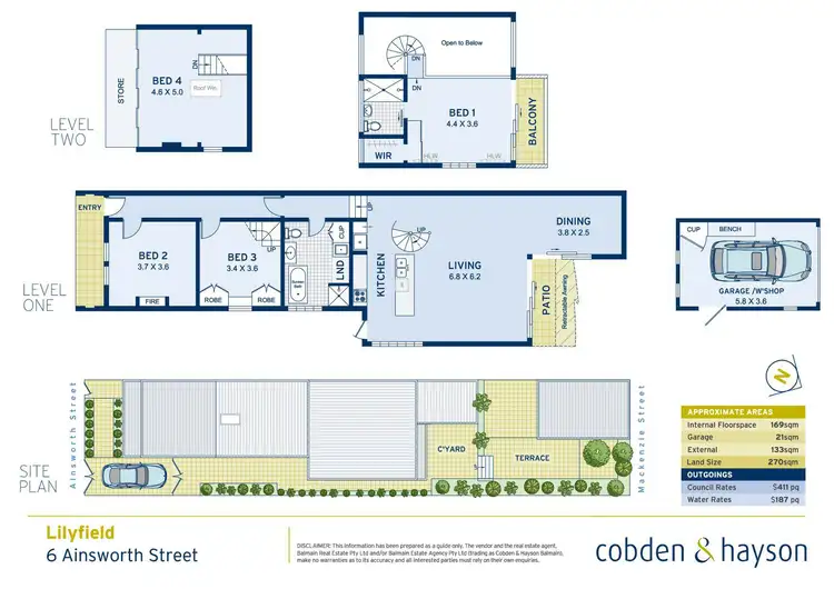 Floorplan of Homely house listing, 6 Ainsworth Street, Lilyfield NSW 2040