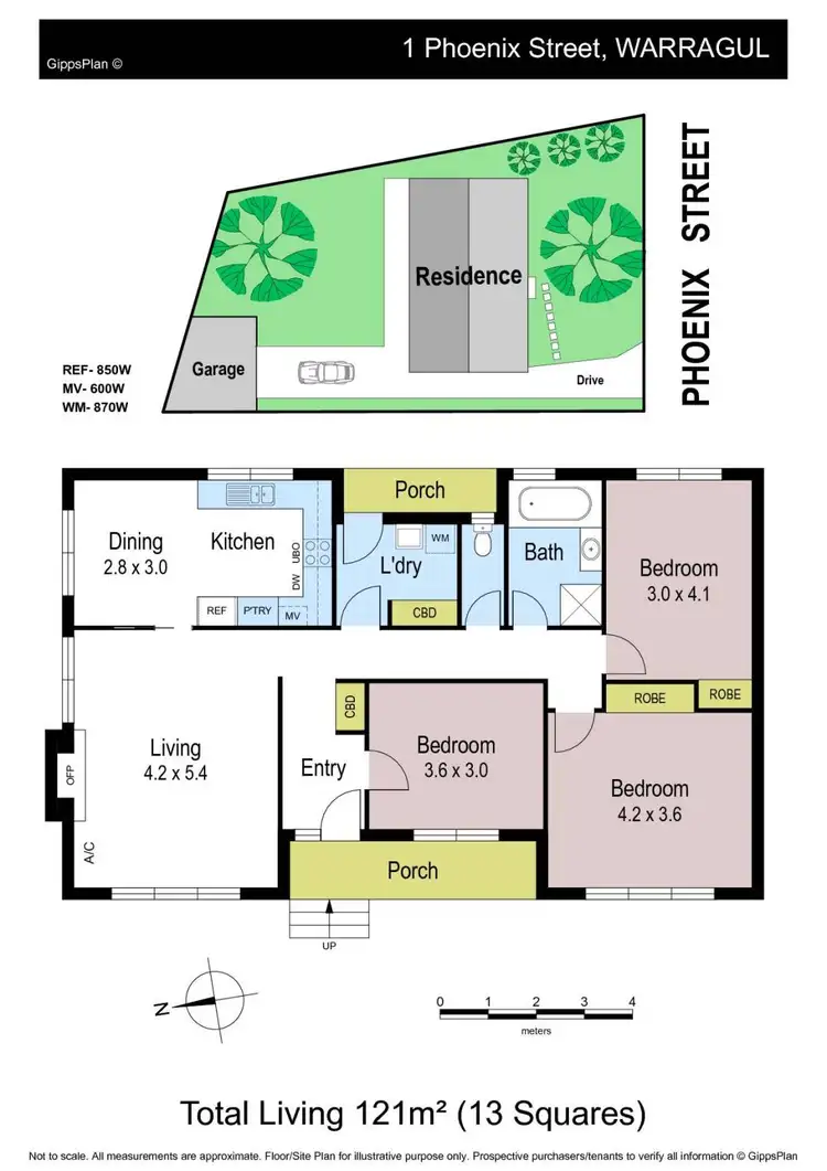 Floorplan of Homely house listing, 1 Phoenix Street, Warragul VIC 3820