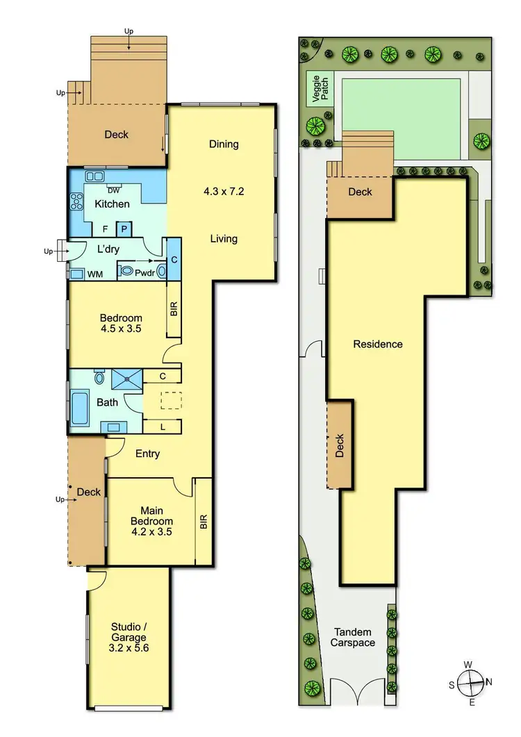 Floorplan of Homely house listing, 314A Gillies Street, Thornbury VIC 3071