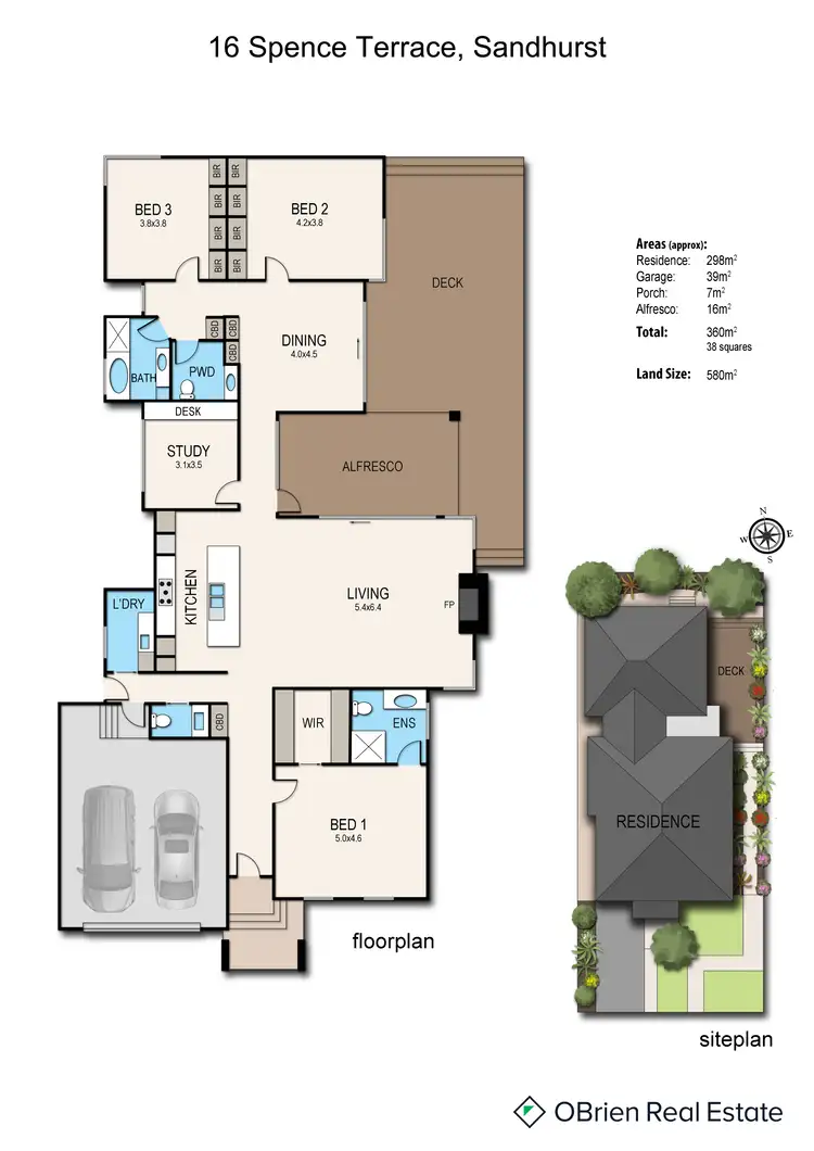 Floorplan of Homely house listing, 16 Spence Terrace, Sandhurst VIC 3977