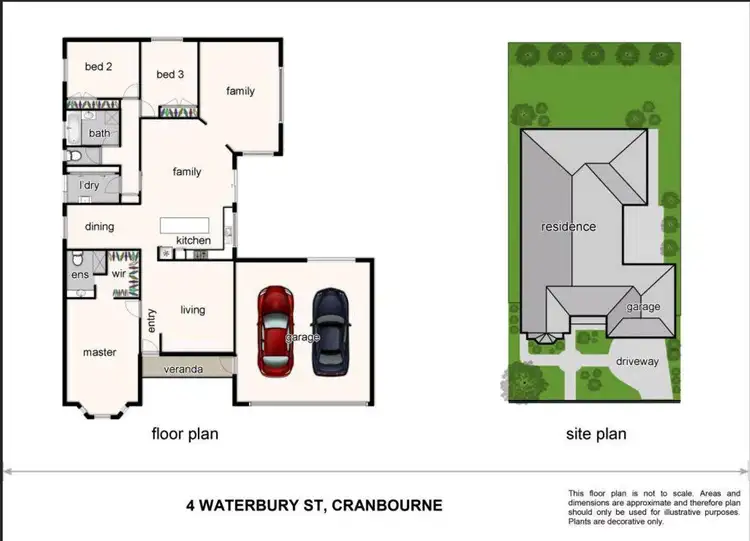 Floorplan of Homely house listing, 4 Waterbury Street, Cranbourne VIC 3977