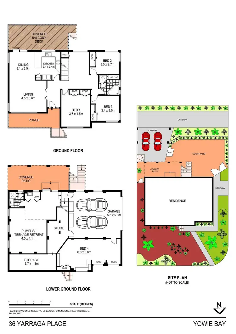 Floorplan of Homely house listing, 36 Yarraga Place, Yowie Bay NSW 2228