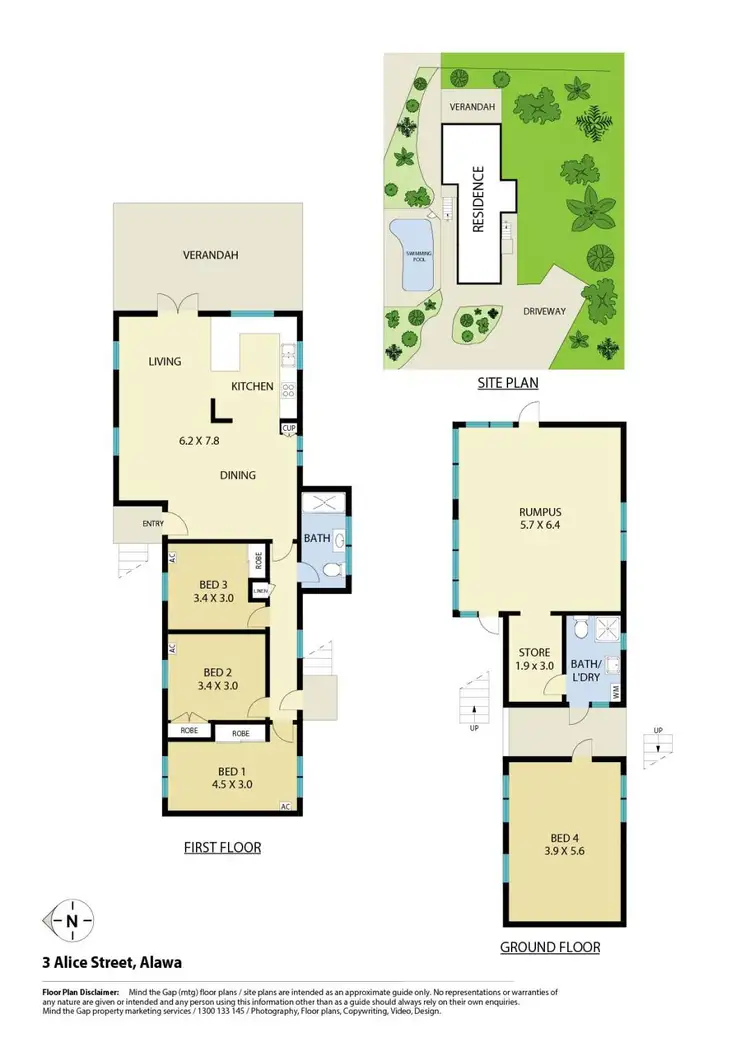 Floorplan of Homely house listing, 3 Alice Street, Alawa NT 810