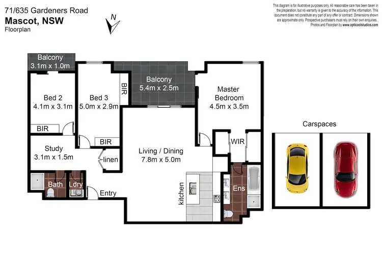 Floorplan of Homely unit listing, 71/635 Gardeners Road, Mascot NSW 2020
