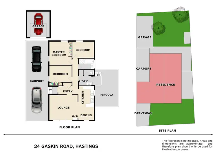 Floorplan of Homely house listing, 24 Gaskin Avenue, Hastings VIC 3915
