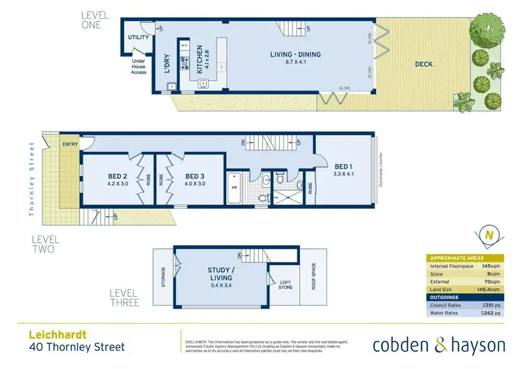 Floorplan of Homely house listing, 40 Thornley Street, Leichhardt NSW 2040