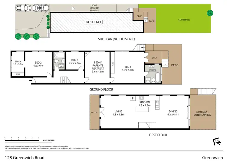 Floorplan of Homely house listing, 128 Greenwich Road, Greenwich NSW 2065