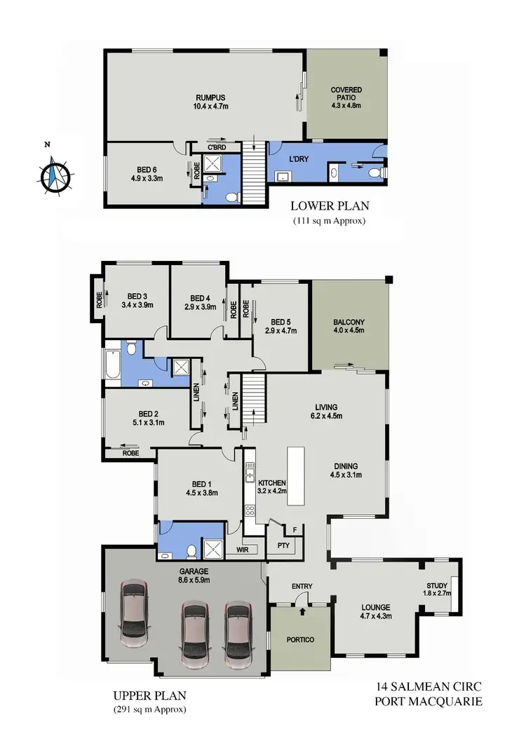 Floorplan of Homely house listing, 14 Salmean Circuit, Port Macquarie NSW 2444