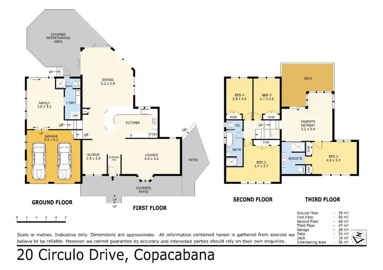 Floorplan of Homely house listing, 20 Circulo Drive, Copacabana NSW 2251