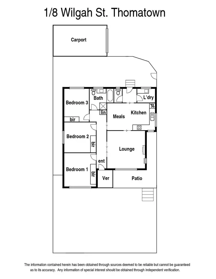 Floorplan of Homely house listing, 1/8 Wilgah Street, Thomastown VIC 3074