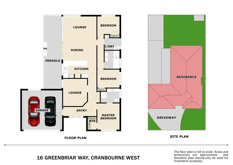 Floorplan of Homely house listing, 16 Greenbriar Way, Cranbourne West VIC 3977