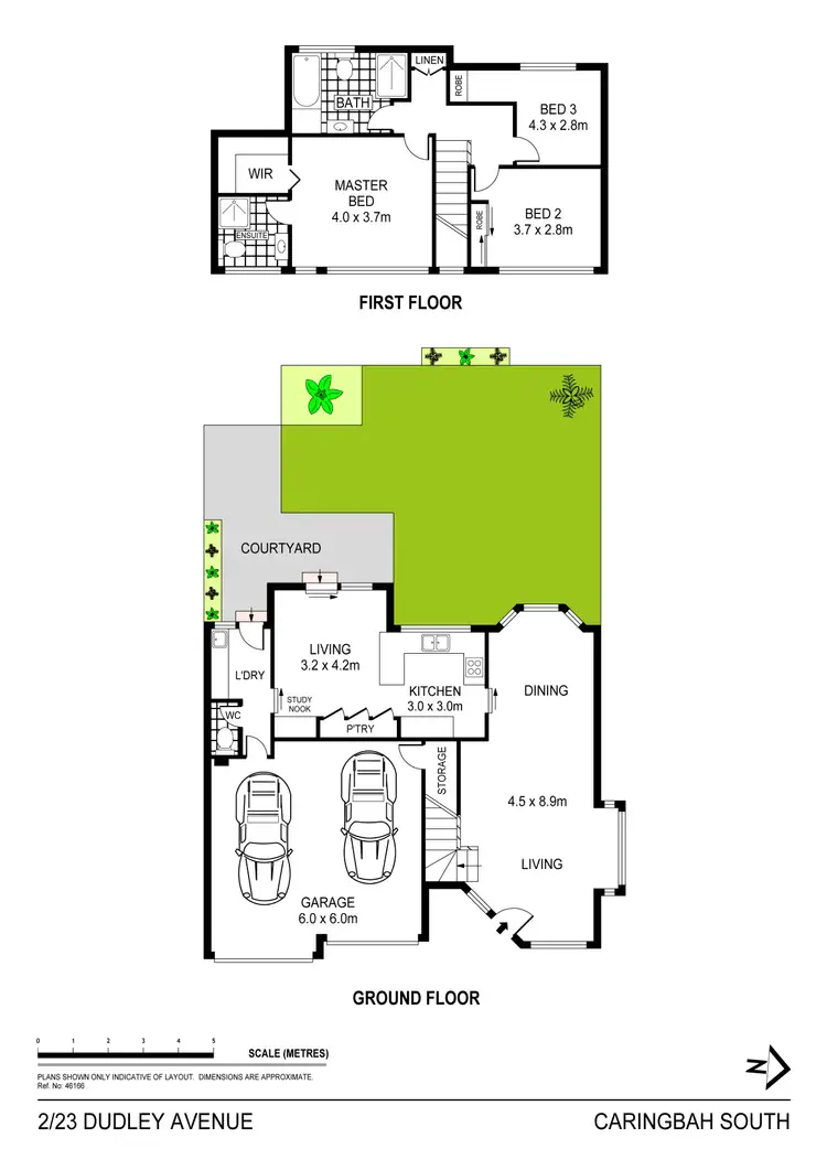 Floorplan of Homely townhouse listing, 2/23 Dudley Avenue, Caringbah South NSW 2229