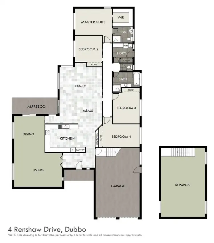 Floorplan of Homely house listing, 4 Renshaw Drive, Dubbo NSW 2830